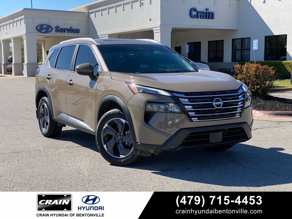 Baja Storm Metallic 2024 Nissan Rogue SV FWD SUV / Crossover Front-Wheel Drive Continuously Variable Transmission