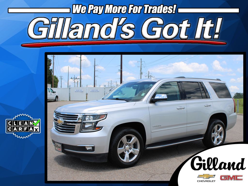 Silver Ice Metallic 2018 Chevrolet Tahoe Premier RWD SUV / Crossover 4X2 6-Speed Automatic Overdrive