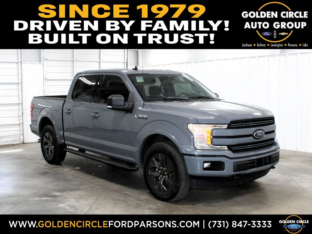 Abyss Gray Metallic 2019 Ford F-150 XLT SuperCrew 4WD Pickup Truck Four-Wheel Drive 10-Speed Automatic