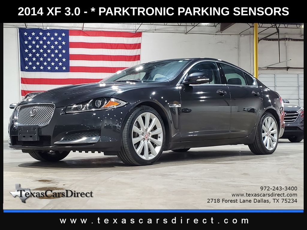 Black 2014 Jaguar XF XF V6 SC RWD Sedan Rear-Wheel Drive 8-Speed Automatic
