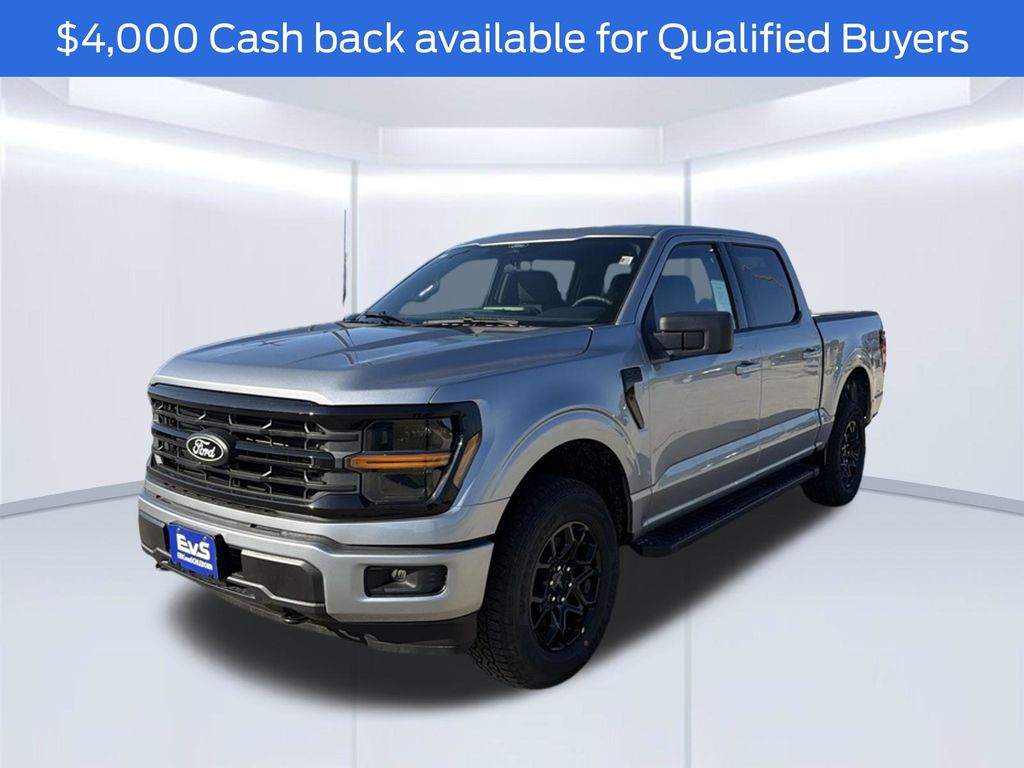 Iconic Silver Metallic 2026 Ford F-150 Pickup Truck Four-Wheel Drive Automatic
