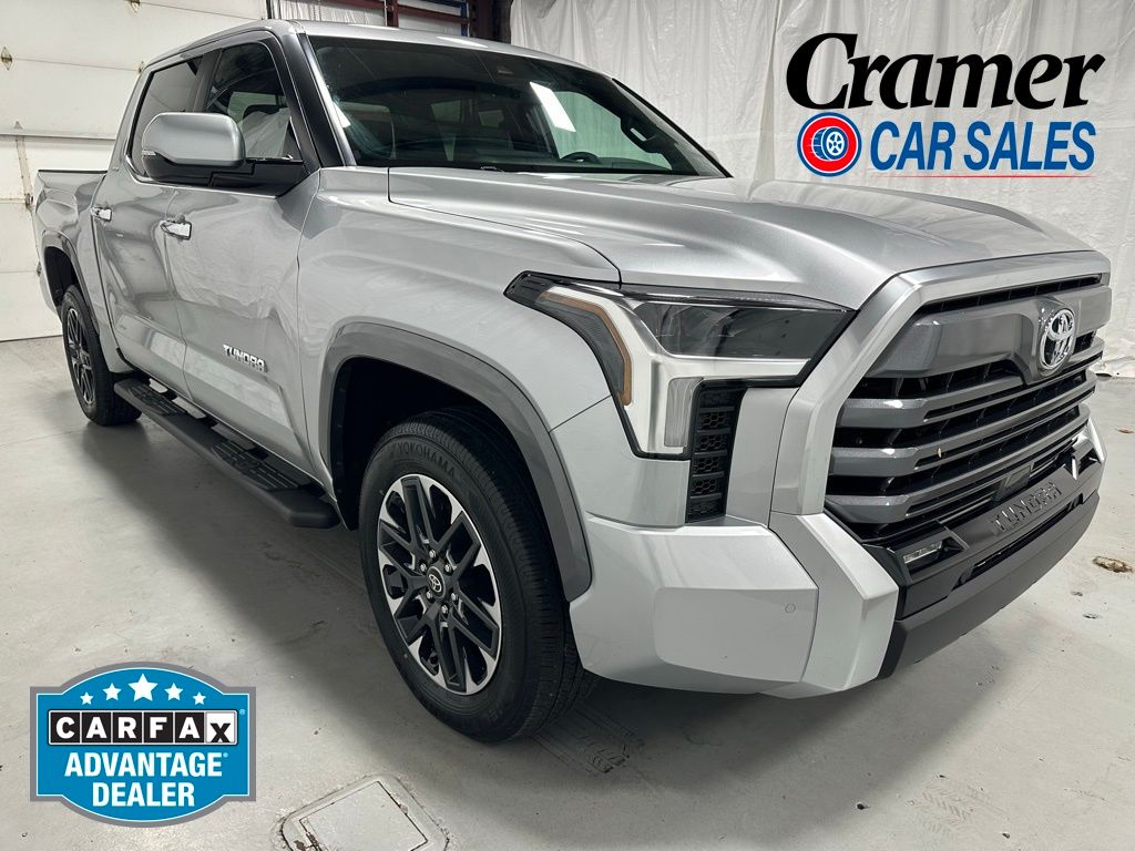 Celestial Silver Metallic 2025 Toyota Tundra Pickup Truck Four-Wheel Drive Automatic