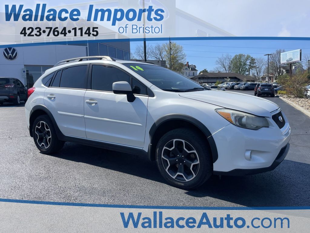 Satin White Pearl 2014 Subaru Crosstrek XV Premium AWD SUV / Crossover All-Wheel Drive 5-Speed Manual