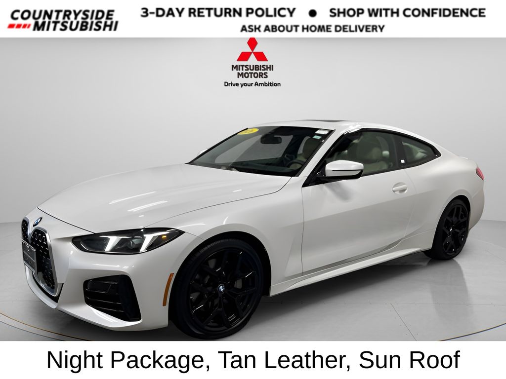 White Metallic 2026 BMW 4 Series Coupe All-Wheel Drive 8-Speed Automatic