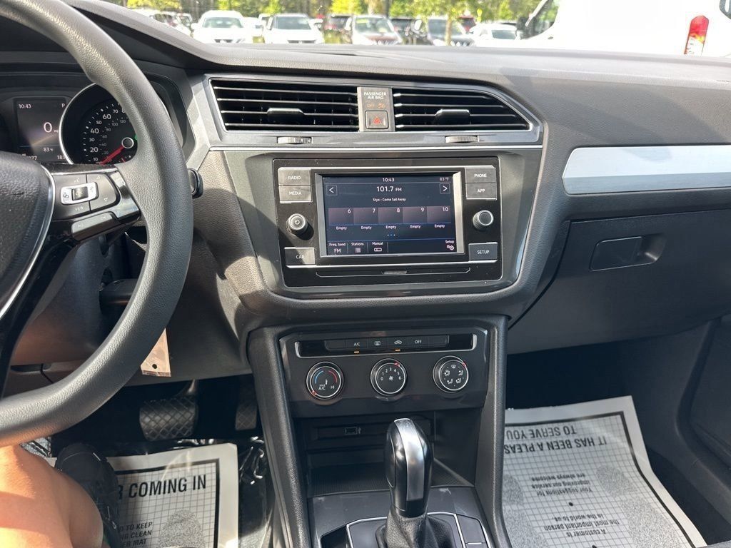 2019 Pure White Volkswagen Tiguan 2.0T S FWD SUV