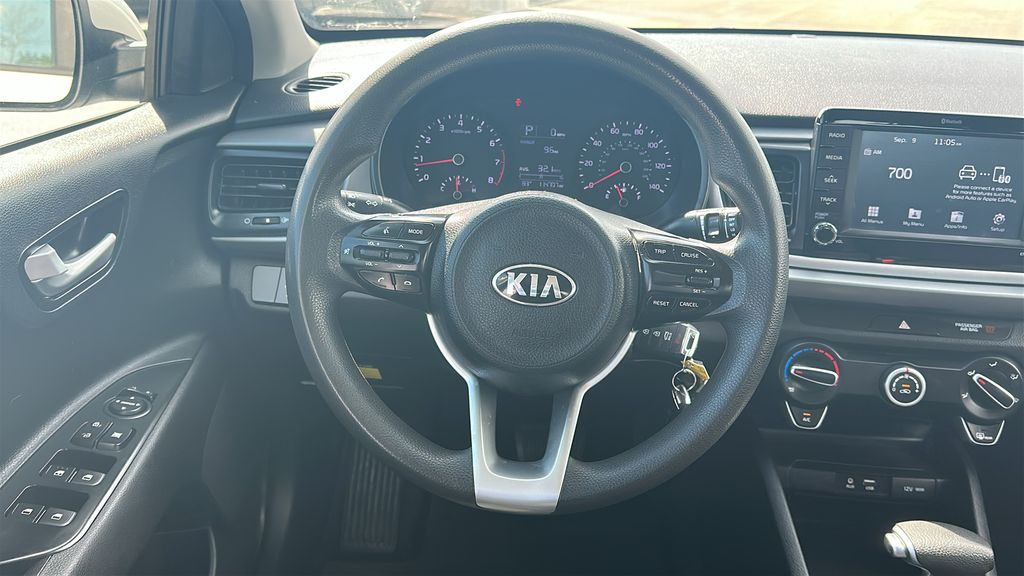 2019 Kia Rio S White at Emmons Autoplex