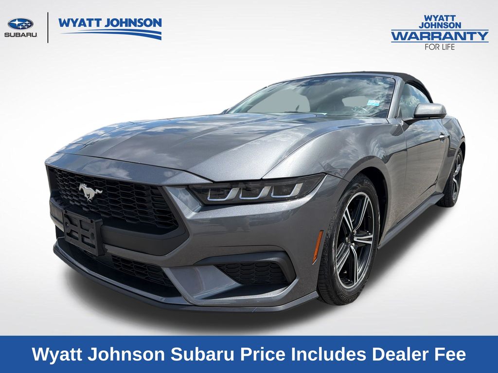 Gray Metallic 2024 Ford Mustang Convertible Rear-Wheel Drive Automatic