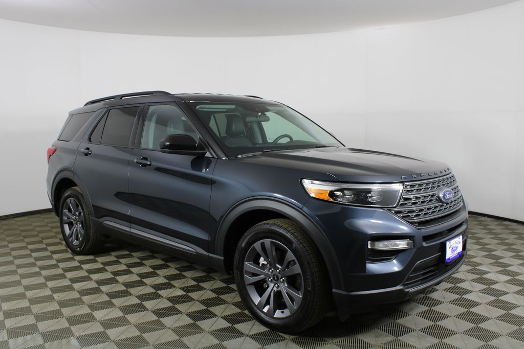 Blue Metallic 2024 Ford Explorer SUV / Crossover All-Wheel Drive Automatic