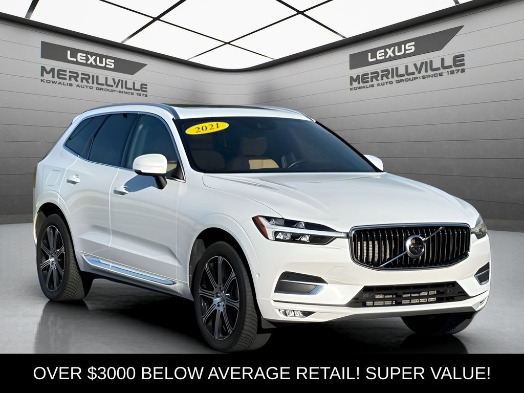 Crystal White 2021 Volvo XC60 SUV / Crossover All-Wheel Drive Automatic