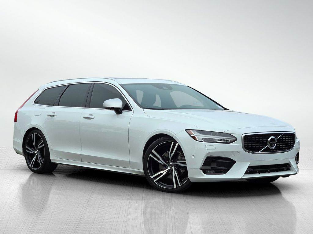 Crystal White Pearl Metallic 2019 Volvo V90 Wagon Front-Wheel Drive Automatic