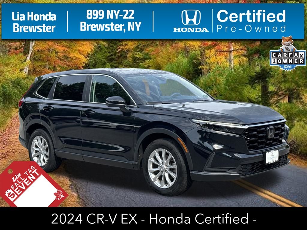 Black 2024 Honda CR-V SUV / Crossover All-Wheel Drive Continuously Variable Transmission