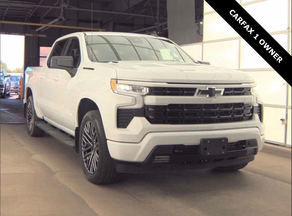 White 2024 Chevrolet Silverado 1500 Pickup Truck Four-Wheel Drive Automatic