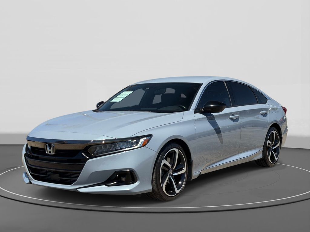 Gray 2022 Honda Accord Sedan Front-Wheel Drive Continuously Variable Transmission