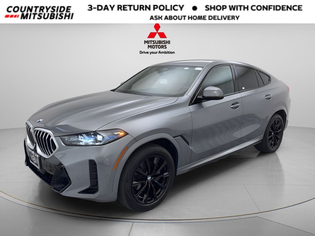 Gray Metallic 2025 BMW X6 SUV / Crossover All-Wheel Drive 8-Speed Automatic