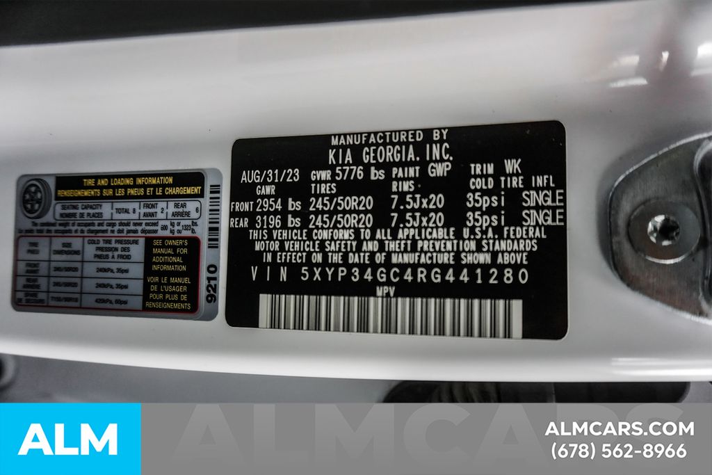 Used 2024 White Kia EX image 60