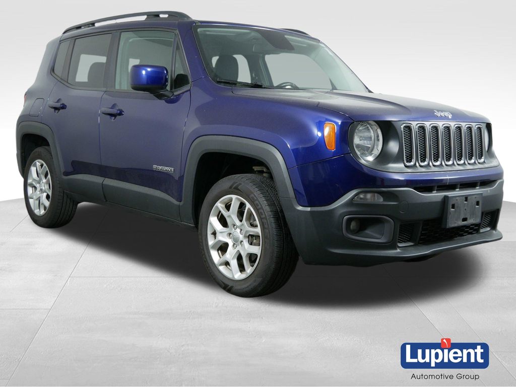 Jetset Blue 2017 Jeep Renegade Latitude 4WD SUV / Crossover Four-Wheel Drive 9-Speed Automatic