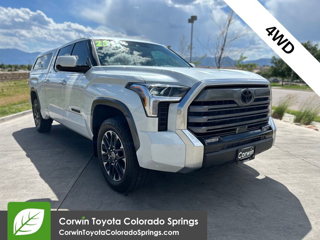 White (Wind Chill Pearl) 2023 Toyota Tundra Pickup Truck Four-Wheel Drive Automatic