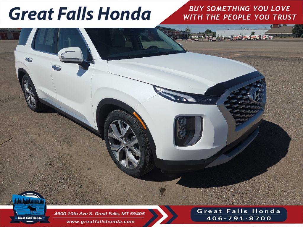 Hyper White 2022 Hyundai Palisade SUV / Crossover All-Wheel Drive 8-Speed Automatic