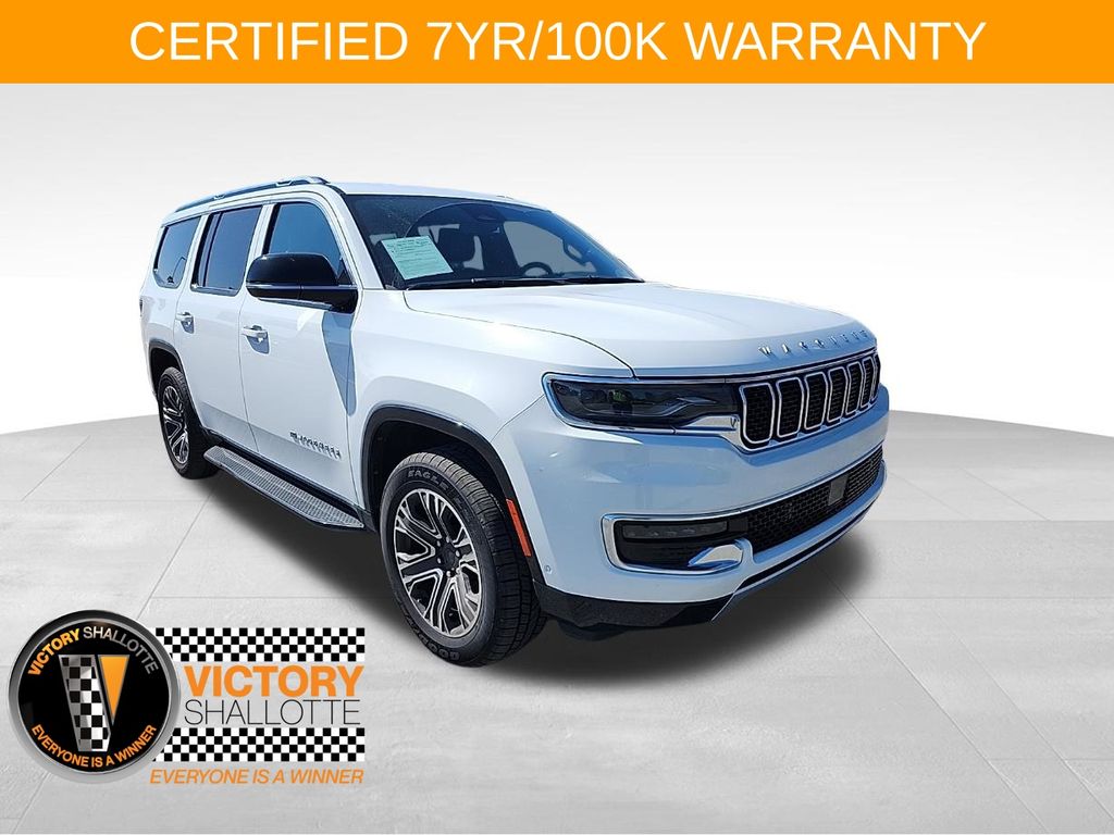 Bright White Clearcoat 2024 Jeep Wagoneer Series II RWD SUV / Crossover 4X2 8-Speed Automatic