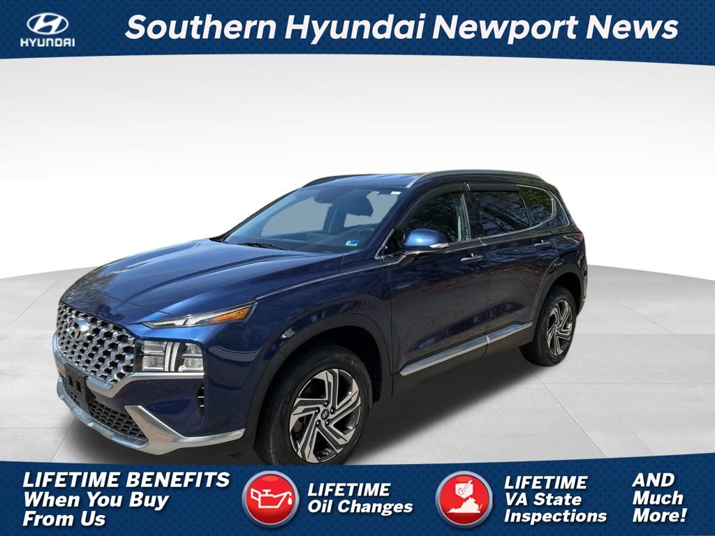 Stormy Blue 2022 Hyundai Santa Fe SEL AWD SUV / Crossover All-Wheel Drive 8-Speed Automatic