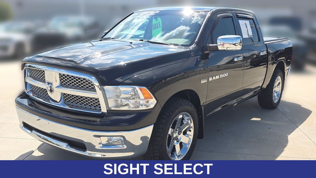 Brilliant Black Crystal Pearlcoat 2011 RAM 1500 Pickup Truck Four-Wheel Drive 5-Speed Automatic