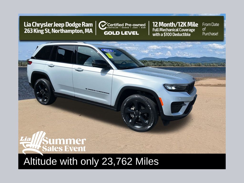 Silver Zynith 2023 Jeep Grand Cherokee SUV / Crossover Four-Wheel Drive 8-Speed Automatic