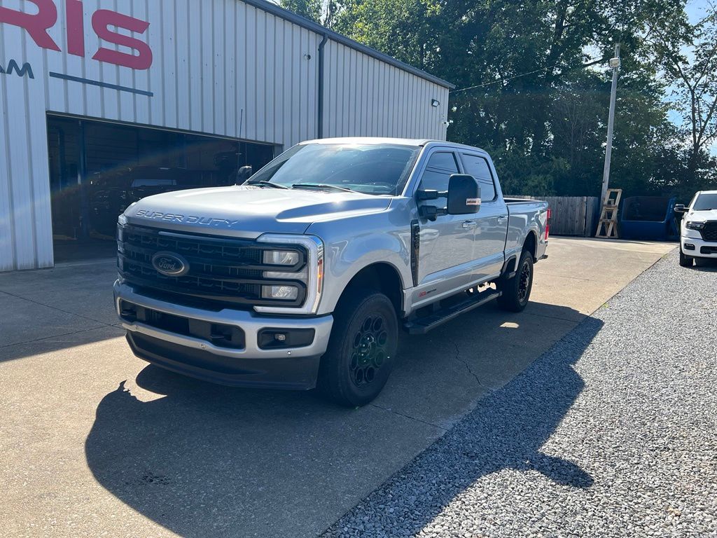 Silver Metallic 2024 Ford F-350 Super Duty Pickup Truck Four-Wheel Drive Automatic