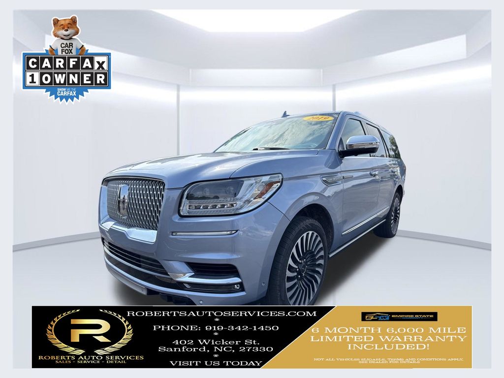 Crystal Blue Metallic 2019 Lincoln Navigator SUV / Crossover Four-Wheel Drive Automatic