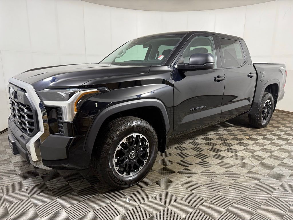 Midnight Black Metallic 2024 Toyota Tundra Pickup Truck Four-Wheel Drive Automatic