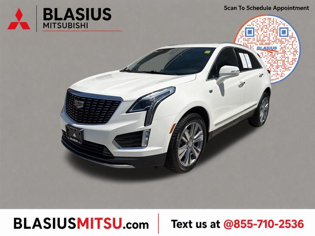 Crystal White 2025 Cadillac XT5 SUV / Crossover Four-Wheel Drive 9-Speed Automatic