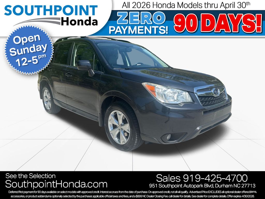 Dark Gray Metallic 2014 Subaru Forester 2.5i Limited SUV / Crossover All-Wheel Drive Continuously Variable Transmission