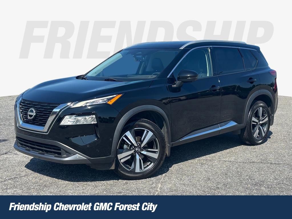 Super Black 2023 Nissan Rogue SUV / Crossover Front-Wheel Drive Continuously Variable Transmission