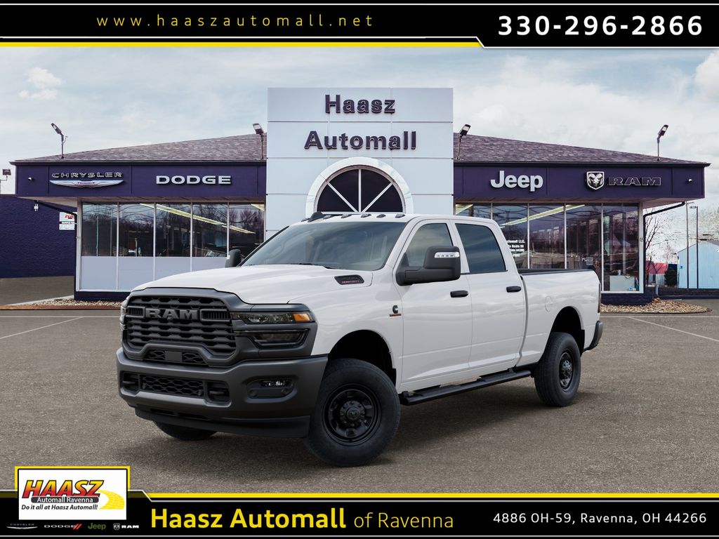 Bright White Clearcoat 2026 RAM 2500 Pickup Truck Four-Wheel Drive 8-Speed Automatic