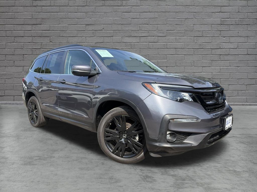 Gray (Modern Steel Metallic) 2022 Honda Pilot SUV / Crossover All-Wheel Drive 9-Speed Automatic