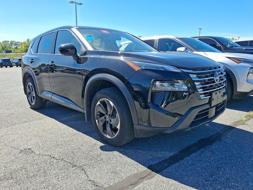 Super Black 2024 Nissan Rogue SUV / Crossover All-Wheel Drive Continuously Variable Transmission