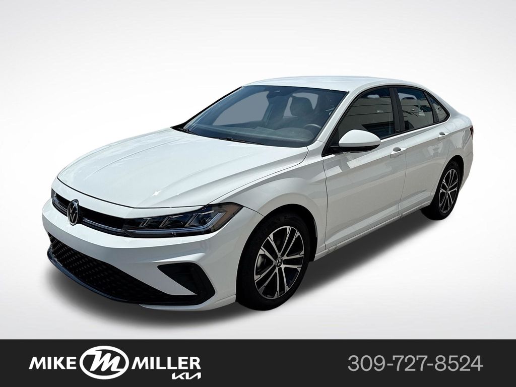 Pure White 2026 Volkswagen Jetta Sedan Front-Wheel Drive 8-Speed Automatic