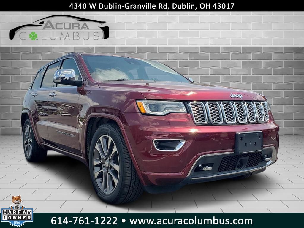 Velvet Red Pearlcoat 2018 Jeep Grand Cherokee SUV / Crossover Four-Wheel Drive 8-Speed Automatic