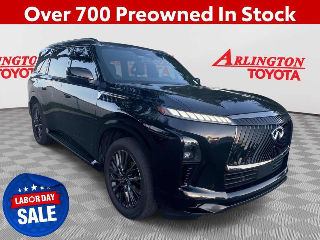 Mineral Black 2025 INFINITI QX80 SUV / Crossover All-Wheel Drive 9-Speed Automatic