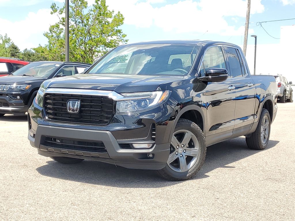 Crystal Black Pearl 2023 Honda Ridgeline RTL-E AWD Pickup Truck All-Wheel Drive 9-Speed Automatic