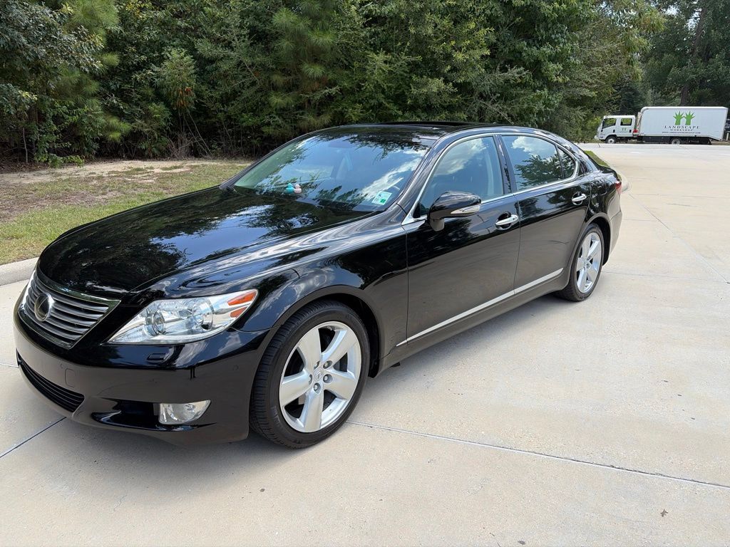 Black (Obsidian) 2012 Lexus LS Sedan Rear-Wheel Drive 8-Speed Automatic