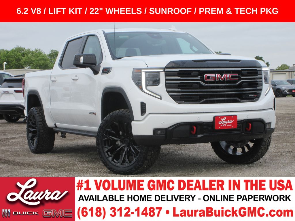 Summit White 2026 GMC Sierra 1500 Pickup Truck Four-Wheel Drive Automatic
