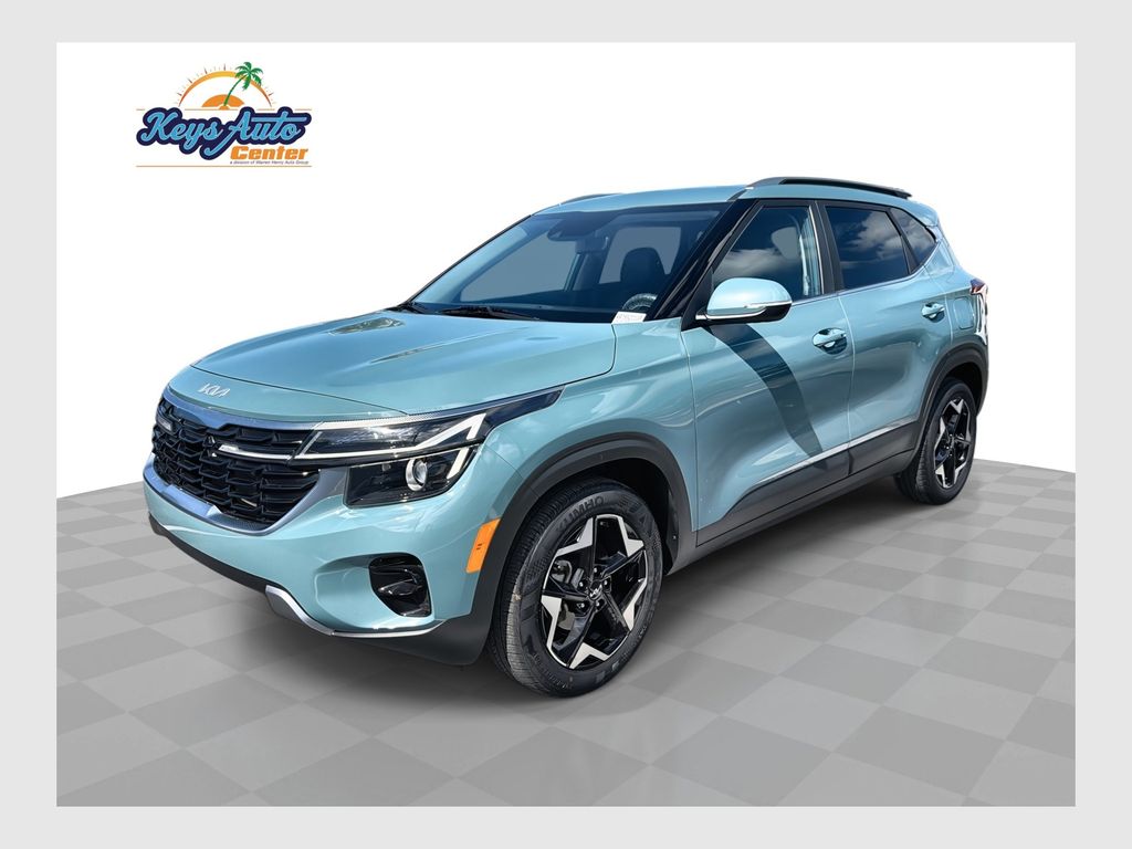 Pluton Blue 2024 Kia Seltos EX FWD SUV / Crossover Front-Wheel Drive Continuously Variable Transmission