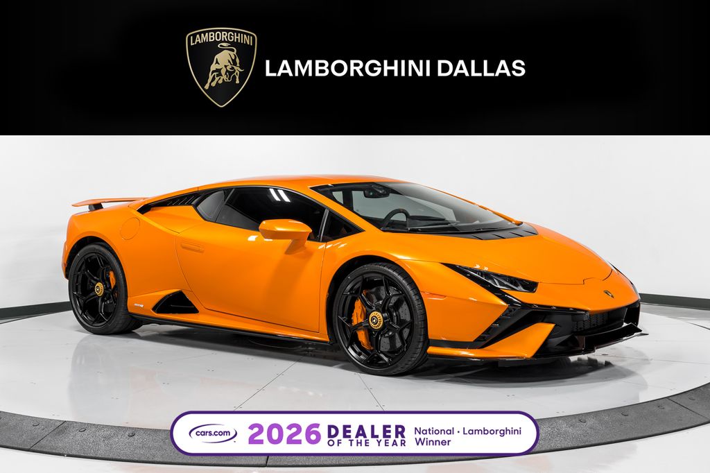 Arancio Borealis Metallic 2023 Lamborghini Huracan Coupe Rear-Wheel Drive 7-Speed Automatic