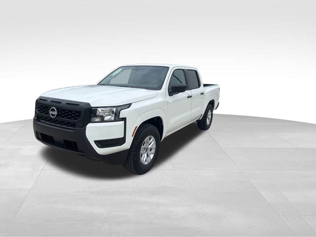 2025 Glacier White Nissan Frontier S RWD Truck