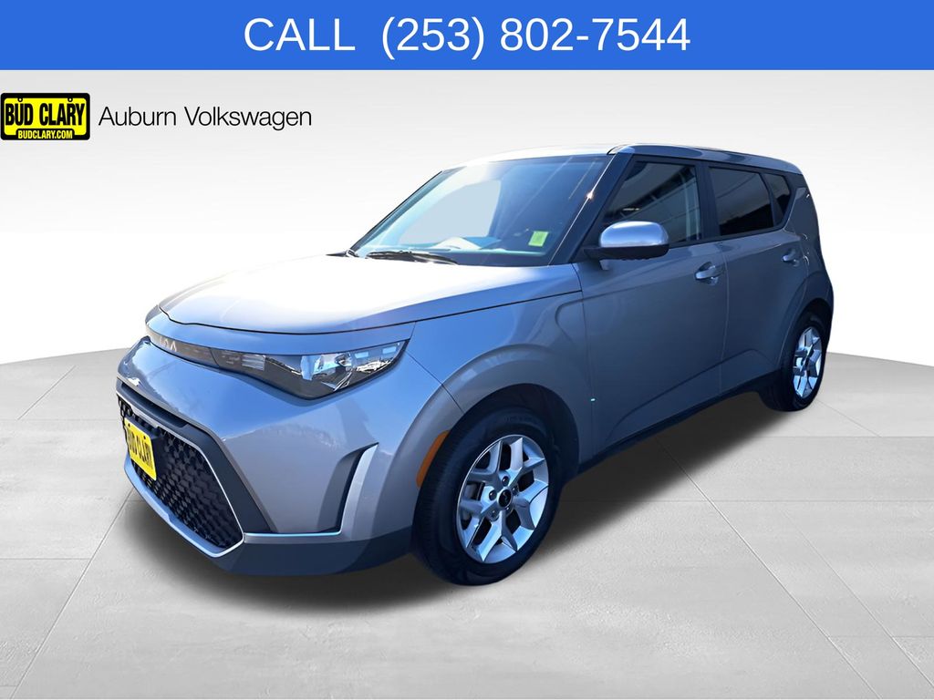 Steel Gray 2023 Kia Soul SUV / Crossover Front-Wheel Drive Continuously Variable Transmission