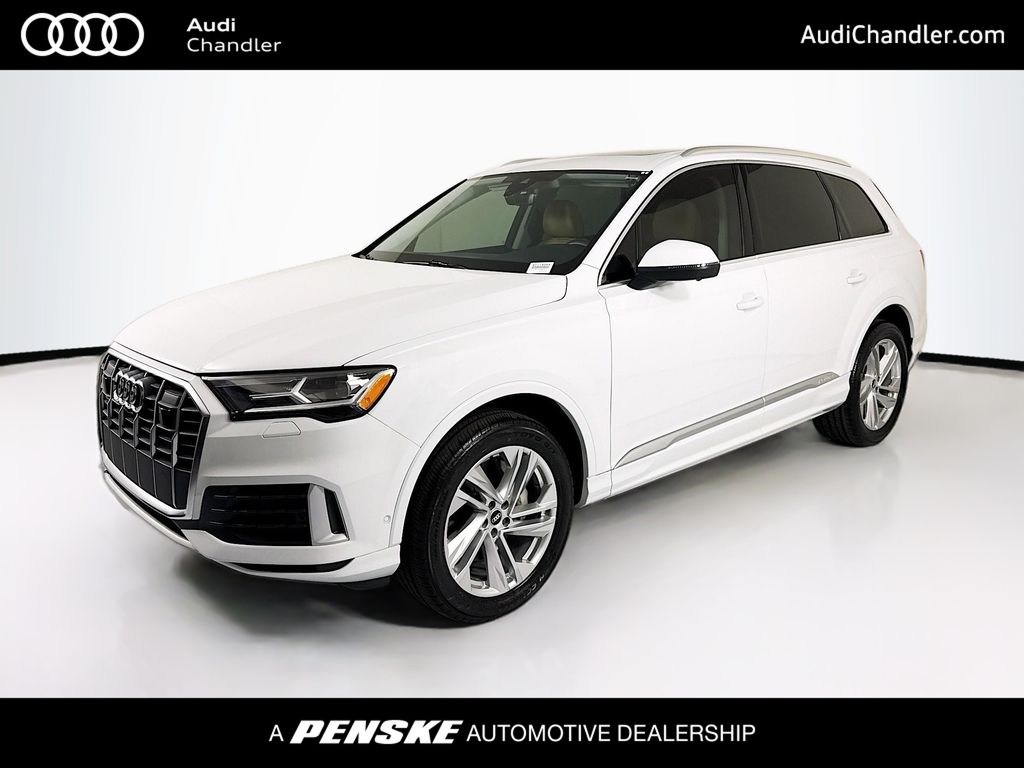 White 2022 Audi Q7 quattro Premium Plus 55 TFSI SUV / Crossover All-Wheel Drive 8-Speed Automatic