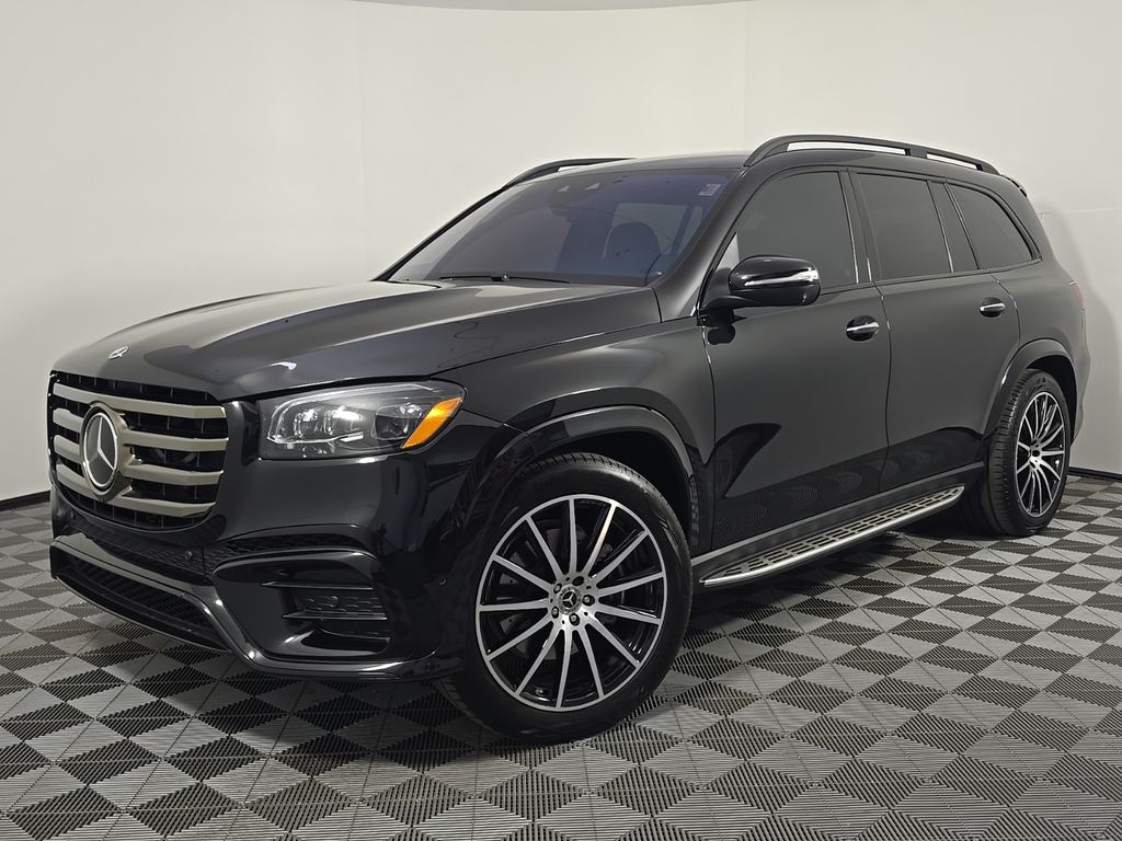 Obsidian Black Metallic 2026 Mercedes-Benz GLS SUV / Crossover All-Wheel Drive 9-Speed Automatic