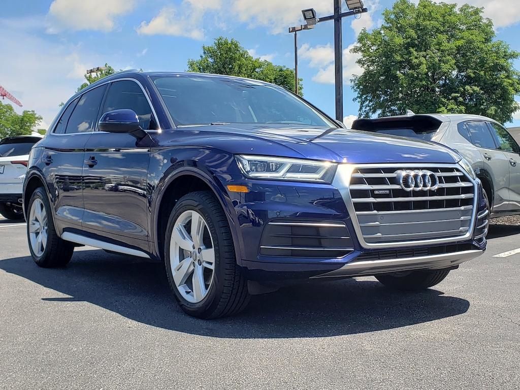 Blue Metallic 2018 Audi Q5 SUV / Crossover All-Wheel Drive 7-Speed Automatic