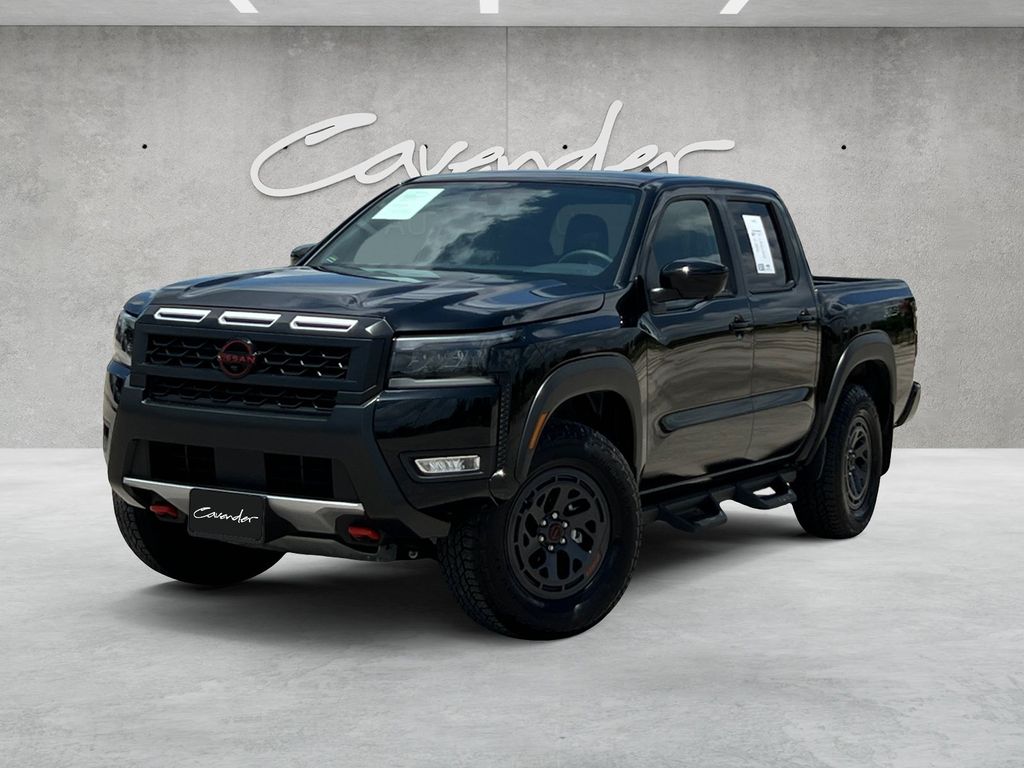 Super Black 2026 Nissan Frontier Pickup Truck Four-Wheel Drive 9-Speed Automatic Overdrive