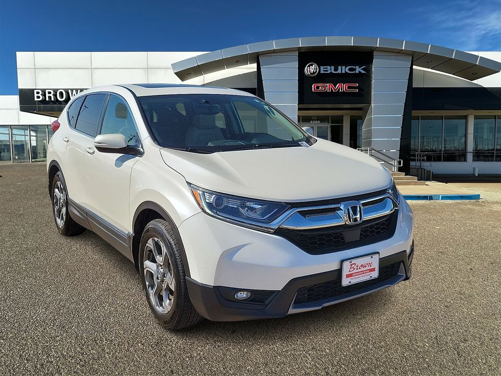 2018 Honda CR-V EX-L White at Brown Honda